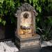 27" H Gray Resin Mosaic Freestanding Outdoor Water Fountain with Lights - 26.97" H x 15.75" W x 10.43" D