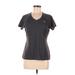 Under Armour Short Sleeve T-Shirt: Gray Tops - Women's Size Medium