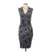 Tart Casual Dress - Sheath: Gray Graphic Dresses - Women's Size Large