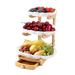 Prep & Savour Fruitvale Fruit Bowl in White | Wayfair C46B1E903600492A918F2133524AFE43