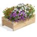 Arlmont & Co. Sentell Planter, Wood | 7 H x 21 W x 11 D in | Wayfair 57CF47EA888740A792BA86556B315616