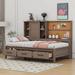 Cosmic Twin Daybed, Solid Wood in Brown | Wayfair COSG80003639AAD