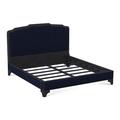 Ambella Home Collection Nova Platform Bed - King Polyester in Black | Wayfair 7576-200_6135-92_FINISH-136