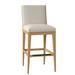 Ambella Home Collection Logan Bar & Counter Stool Wood/Upholstered in Brown | Bar Stool (30" Seat Height) | Wayfair 826-00_1065-92_FINISH-116