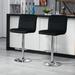 Ebern Designs Farjand Stool Upholstered/Velvet/Metal in Gray/Black | 17.13 W x 20.08 D in | Wayfair 5A45AC07770145FC912EED13747B2196