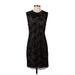 Haute Hippie Casual Dress - Sheath: Black Jacquard Dresses - Women's Size 6