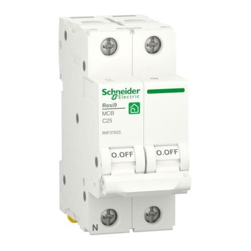 Leitungsschutzschalter 25A 1P+N 4,5KA c 2 Modul R9F37625 - Schneider