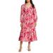 Lilly Pulitzer Tinslee Long Sleeve Tiered Midi Dress