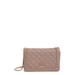 Chain Quilt Faux Leather Crossbody Bag