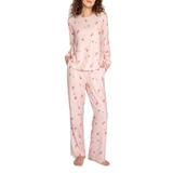 Cabin Cocktail Peachy Pajamas - Pink - Pj Salvage Nightwear