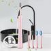 YOLOKE IPX7 Waterproof Sonic Electric Toothbrush 2-Hour Fast Charge with Intelligent Time Reminder 5 Modes 4 Brush Heads Travel Indoor Outdoor