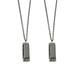 2 Pcs Couple Toys Necklace for Men Necklace Pendant Harmonica Necklace Harmonica Pendant Harmonica Gift Man Student