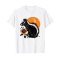 Skunk Orange Kunstdruck Tee Skunk Herren Damen T-Shirt