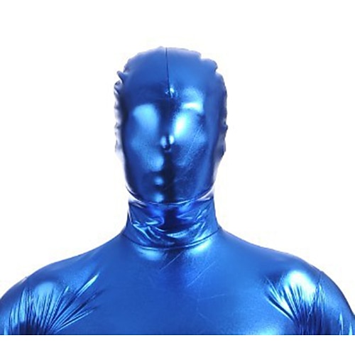 Maske Bodysuit Karnevalskostüm Ganzkörperanzug Herren Damen Cosplay Sexy Kostüm Halloween Einfarbig Kostüm für Halloween Karneval Maskerade Erwachsene Image