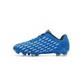 Ymiytan Boy Athletic Shoe Round Toe Football Shoes Lace Up Soccer Cleats Outdoor Nonslip Comfortable Long Nails Trainers Blue 2Y