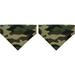 Hunting Dog Collar Scarf Camo Dog Scarf Dog Hunting Clothes Small Dog Collar Scarfs 2-Pack Dog Scarves Camo