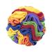 USCCE Pet Dog Snuffle Toys Ball Shaped Dog Sniffing Toys Snuffle Balls for Dogs Large Breed Smell Training Sniffing Toys Feeding Balls Search Carpet Slow Feed Multicolor