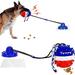 Pet Dog Silicone Molar Toy Dog Rope Ball Pull Toy Sucker Multifunctional Interactive Dog Chewing Toy with Teeth Cleaning and Food Distribution Function The Best Gift for Pet Dog