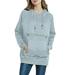 Charmgo Womens Tops Clearance Women s Autumn and Winter Plus Velvet Loose Pet Hooded Pullover Cat and Dog Big Bag Suspender Pullover Sweatshirt Sweatshirt for Women Hoodies for Women Grey
