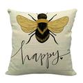 Cute Decor Bee Comfortable Cover Bee Case Cushion Case Cushion Cover Home Case Pillows Size Set of 2 Firm Support