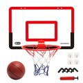 Oalirro Indoor Basketball Hoop Set for Kids and Adult 15.7x10.2 Inch Board Family Games for Home and Office Door&Wall with 1 Basket Net 4 Hook 1 Basketball Accessories Basketball Toy Gift for Boys