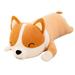 KEINXS Large Plush Doll Toys 24 Inch Corgi Dog Giant Plush Big Toy Plushie Stuffed Animal Pillow