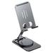 chidgrass Folding Phone Holder Mount Stands Universal Stable Phones Stand Tabletop Cellphone Bracket Cellphones Accessories Gray