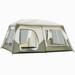 Zimtown 10 Person Instant Cabin Tent for Outdoor Picnic Camping Friends Gathering Green