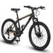 26 Inch Mountain Bike Shimano 21 Speeds with Mechanical Disc Brakes High-Carbon Steel Frame Suspension MTB Bikes Mountain Bicycle for Adult & Teenagers