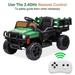 Remote Control Ride-On Tractor with Detachable Trailer for Kids