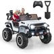 Goplus - Quad Électrique Enfants 3 Ans+ Charge 50KG-2 Places 24V avec Télécommande 2,4G-Effets