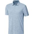 adidas Textured Jacquard Golf Polo Shirt (Mens Wonder Blue LG One Size)