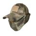 Toudaret Airsoft Half Face Guard Airsoft Face Guard with Hat Lightweight Breathable Ear Protection Tactical Face Camping Cosplay Prop