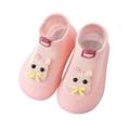 Ierhent Baby Shoes Boy Glitter Sneakers Slip-on Tennis Shoes(Pink 25)