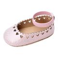 Ierhent Baby Shoes Boy Glitter Sneakers Slip-on Tennis Shoes(Pink 12)