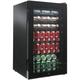 Excellent NewAir Beverage Refrigerator Cooler | 126 Cans Free Standing with Right Hinge Glass Door | Mini Fridge Beverage Organizer Perfect For Beer Wine Soda And Cooler Drinks | AB-12