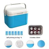 Camping Coolers On Clearance! 5 Liter Camping Cooler - Hard Ice Retention Cooler Lunch Box - Portable Small Insulated Cooler Camping Cooler Box Insulated Camping Cooler