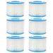 6 Pcs Strainer Filters Hot Tub Filter Part Filter Pump Replacement Swimming Pool Filter Spa Filter Element Non-woven Fabric