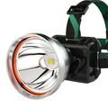 Super Bright Headlamp Rechargeable LED Spotlightï¼ŒBattery Powered for Garden Outdoor Camping Fishing - XPG yellow light