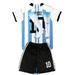 Ryhoow Argentina National Team No. 10 Lionel Messi Jersey for Kids Boys Girls Soccer 2022 World Cup Shirt Short Sleeve Football Fans Gift