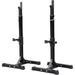 2PCS Adjustable 44-70 Inch Squat Rack Portable Utility Home Workout Weight Dumbbell Racks Stands for Exercise & Fitness Strength Training