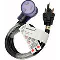 63982 Dryer 3 Prong Extension Cord UL Listed NEMA 10-30 Extension Cord EV 10-30P To 10-30R With Lighted 30A 250V 7500W UL Listed (4FT)