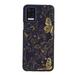 Golden-Butterfly-Black-Gold-Floral-Print-Flowers-Butterflies-Impact-Resistant phone case for LG K52 for Women Men Gifts Soft silicone Style Shockproof - Golden-Butterfly-Black-Gold-Floral-Print-Flower