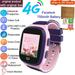 Kids Smart Watch 4G GPS Wifi Video Call SOS Tracker IP67 Waterproof Children s Smartwatch Camera VS LT31 LT36 pink European Version