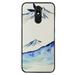 Mystic-Mountain-Blue-White-Japanese-Watercolor-Ink-Outdoors-Nature-4 phone case for LG Xpression Plus 2 for Women Men Gifts Soft silicone Style Shockproof - Mystic-Mountain-Blue-White-Japanese-Waterco