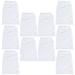 10 Pcs Swimming Pool Cleaning Equipment Water Filter Skimmer Basket Filters Baskets Mesh Strainer Fine Inflatable White Nylon