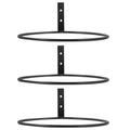 3 Pcs Plant Wall Hanging Ring Flowerpot Holder Rack Coat Hanger Mount Stand House Decorations for Home