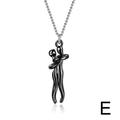 Fashion Cooper Couple Hug Pendant Necklace Women Valentine s 2323 1 Gifts Q5V3