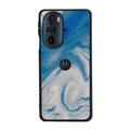 Blue-Marble-16 phone case for Motorola Edge 30 Pro for Women Men Gifts Soft silicone Style Shockproof - Blue-Marble-16 Case for Motorola Edge 30 Pro