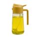 BLUESON Oil Sprayer Bottle 2 in 1 Oil Vinegar Bottle Dispenser Baking Bbq Kitchen Fryer yellow